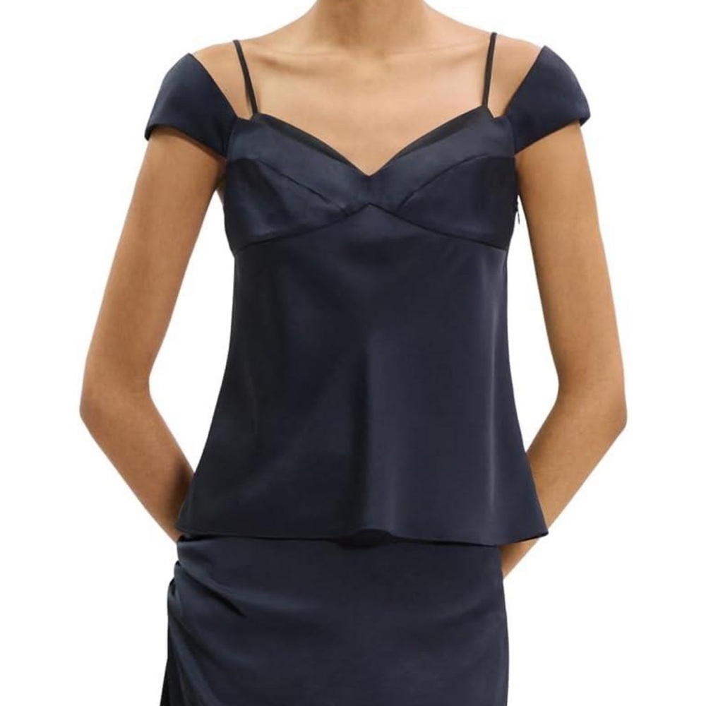 Theory Elegant Navy Top